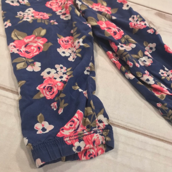 8/$25 Carter’s Navy Flower Ruffle Romper 2T - Picture 13 of 16